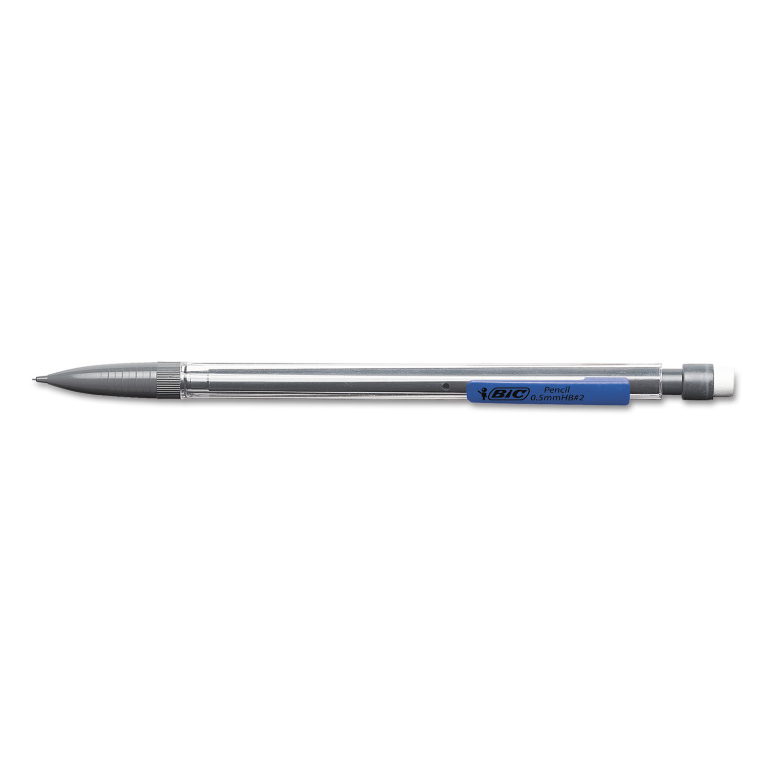 Xtra-Precision Mechanical Pencil, .5mm, Clear, Dozen