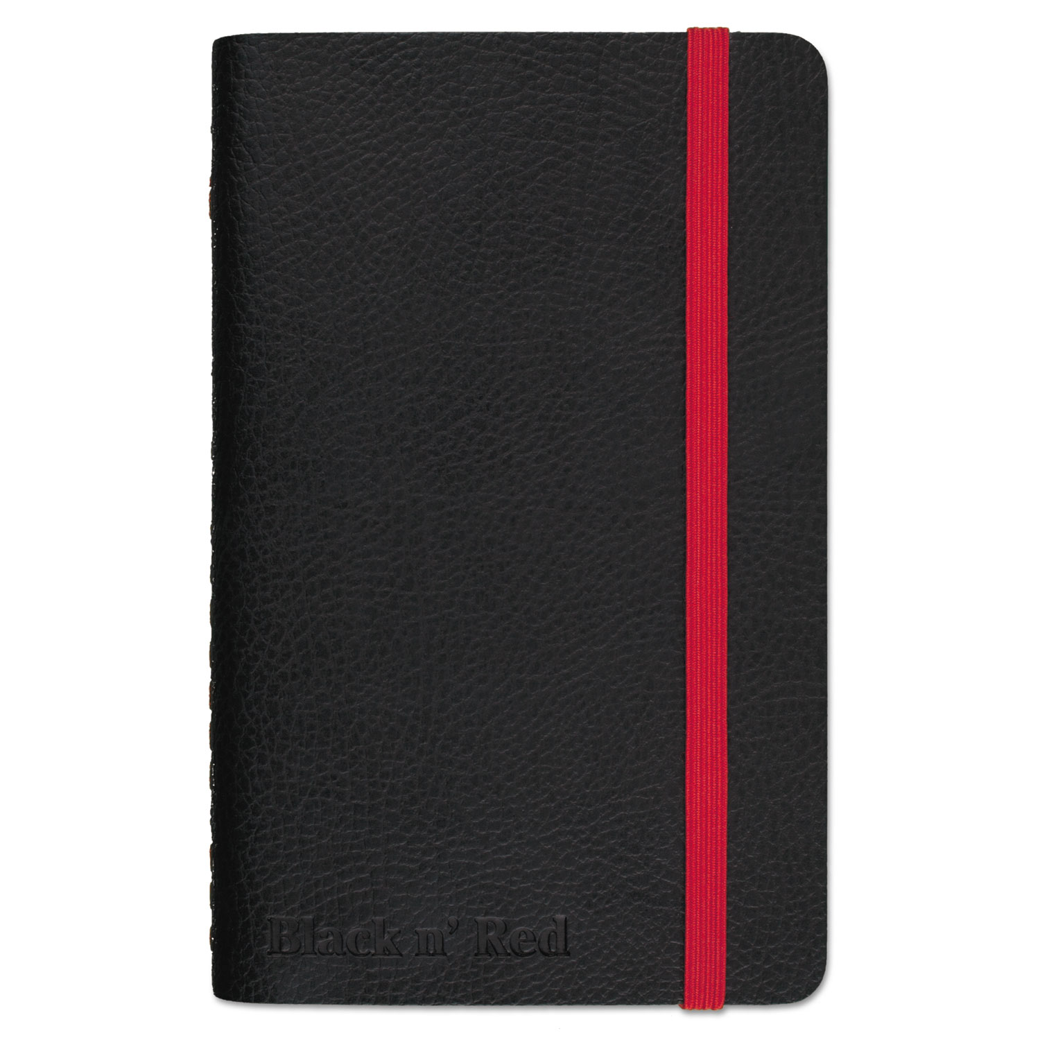  Black n' Red 400065001 Black Soft Cover Notebook, Wide/Legal Rule, Black Cover, 5.5 x 3.5, 71 Sheets (JDK400065001) 