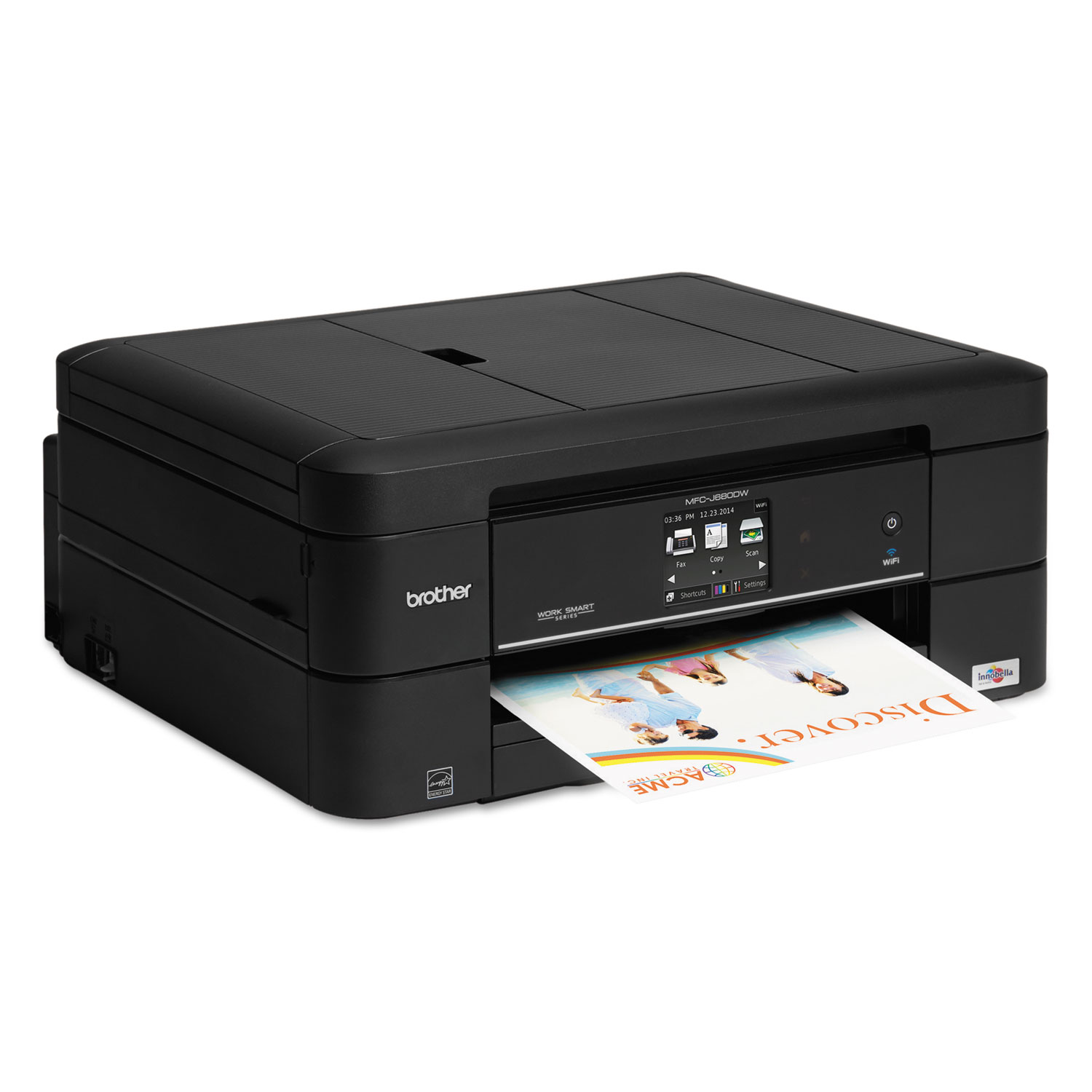 Work Smart MFC-J680DW Color Wireless Inkjet All-in-One, Copy/Fax/Print/Scan