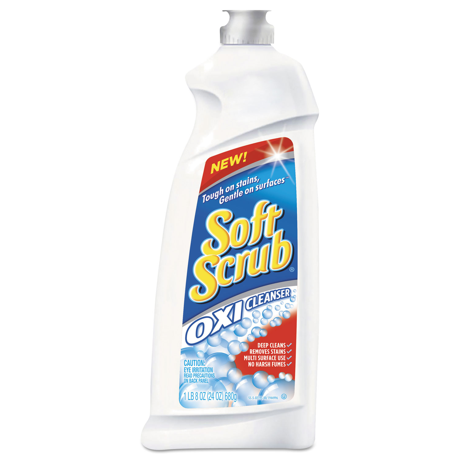 Soft Scrub® Oxi Cleanser, Clean Scent, 24 oz Bottle