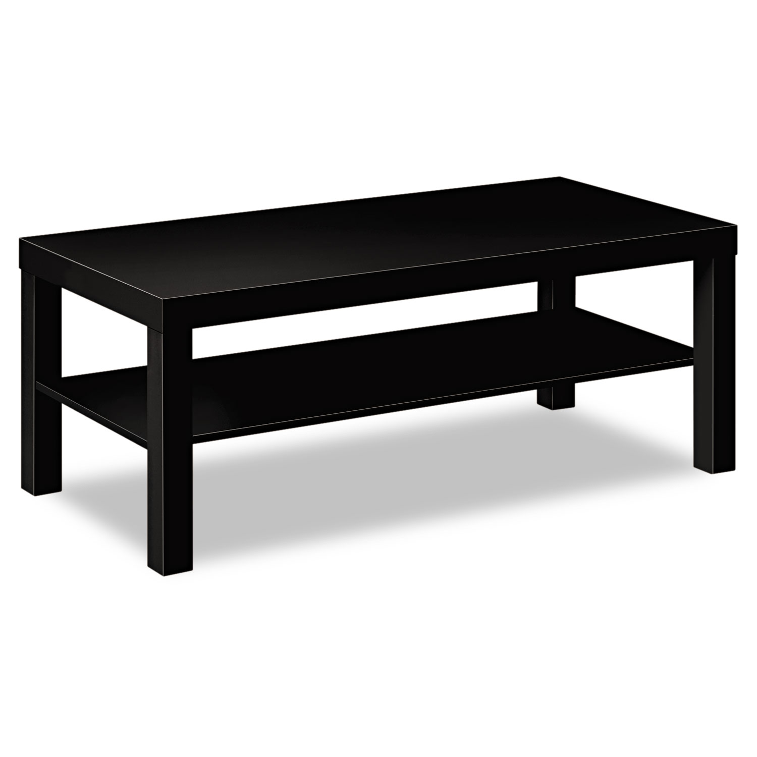  HON HBLH3160.P Laminate Occasional Table, 42w x 20d x 16h, Black (BSXBLH3160P) 