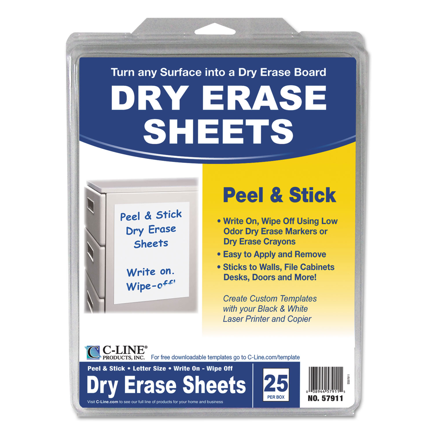 Self Stick Dry Erase Sheets