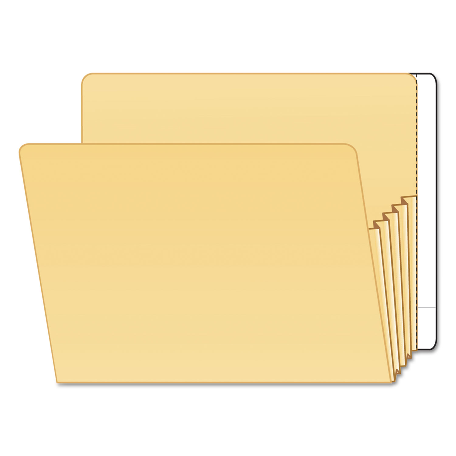 File Folder End Tab Converter Extenda Strip, 3 1/4 x 9 1/2, White