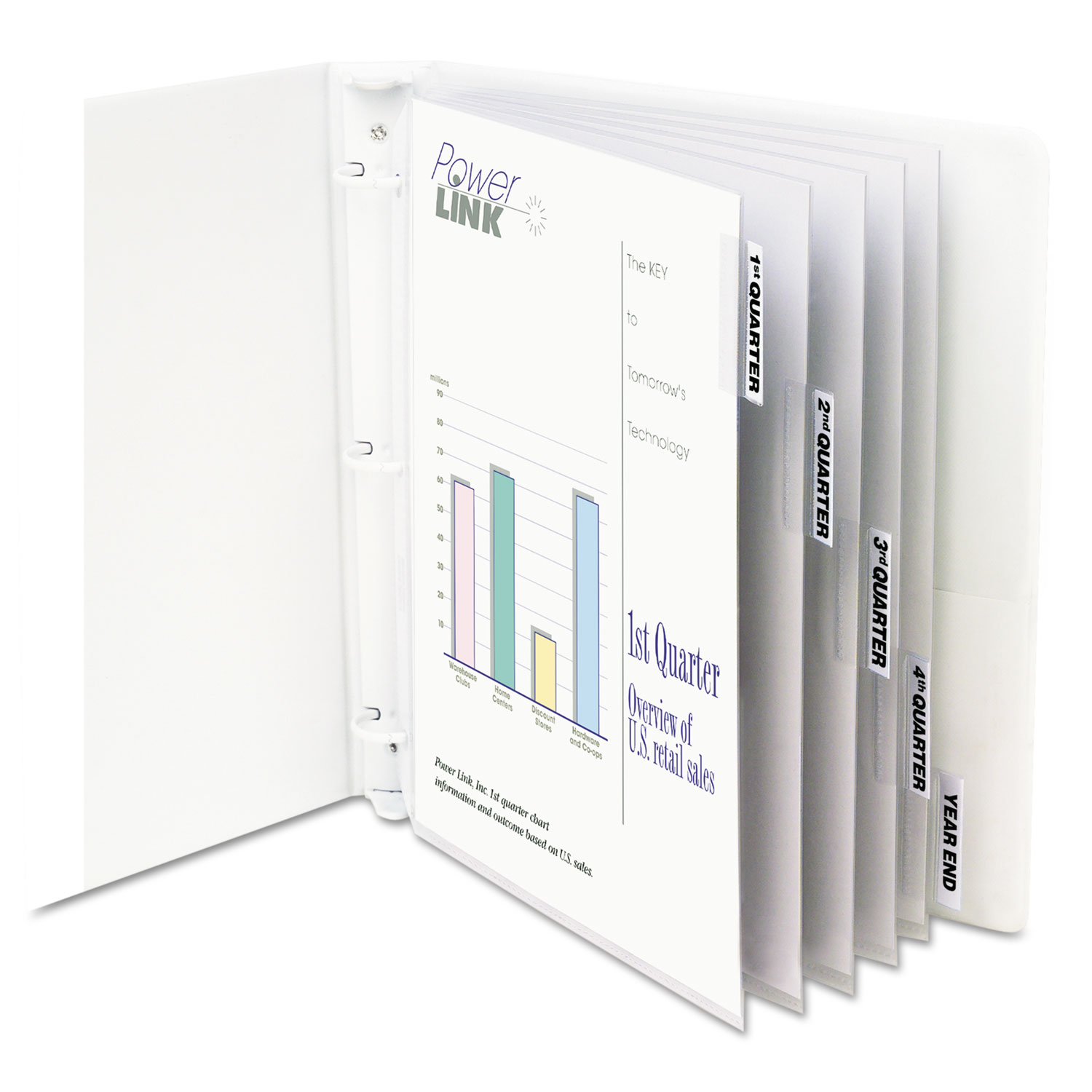  C-Line 05557 Sheet Protectors with Index Tabs, Heavy, Clear Tabs, 2, 11 x 8 1/2, 5/ST (CLI05557) 