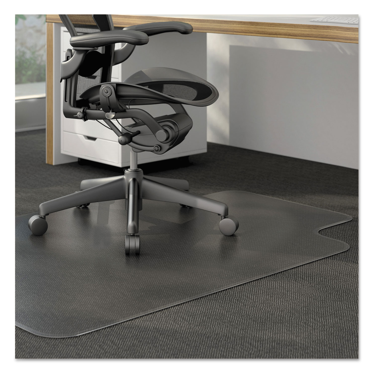 Carpet 36" x 48" Heavy Duty Protection Office Desk Chair Mat for Hard Floors 