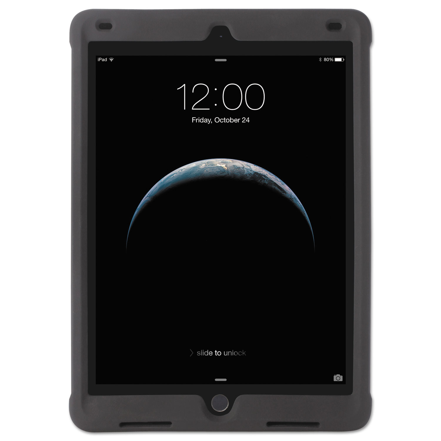 BlackBelt 2nd Degree Rugged Case for iPad Air 2, Black