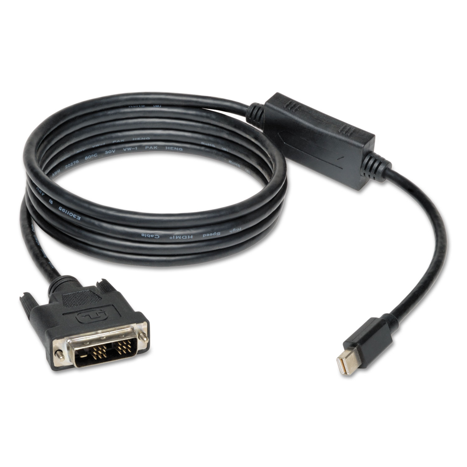  Tripp Lite P586-006-DVI Mini DisplayPort to DVI Cable Adapter (M/M), 6 ft. (TRPP586006DVI) 