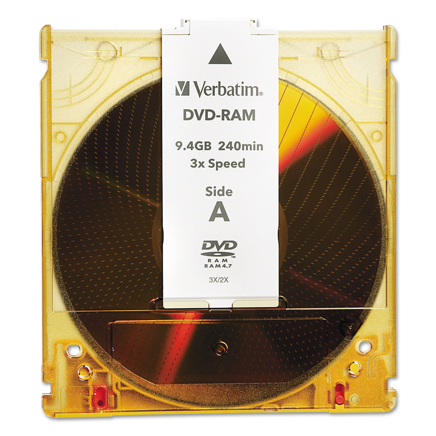 Type 4 Double-Sided DVD-RAM Cartridge, 9.4GB, 3x
