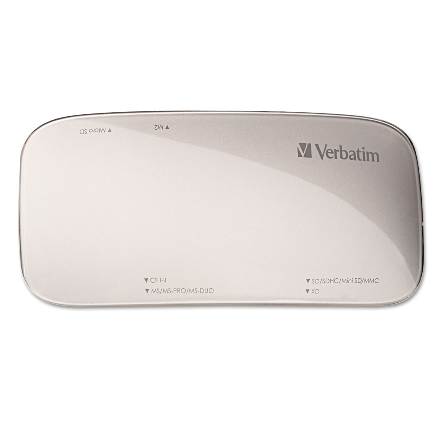  Verbatim 97706 Universal Card Reader, USB 3.0, Silver, Windows/Mac (VER97706) 