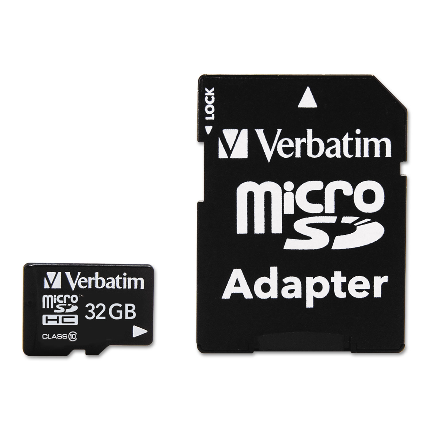 microSDHC Card w/Adapter, Class 10, 32GB