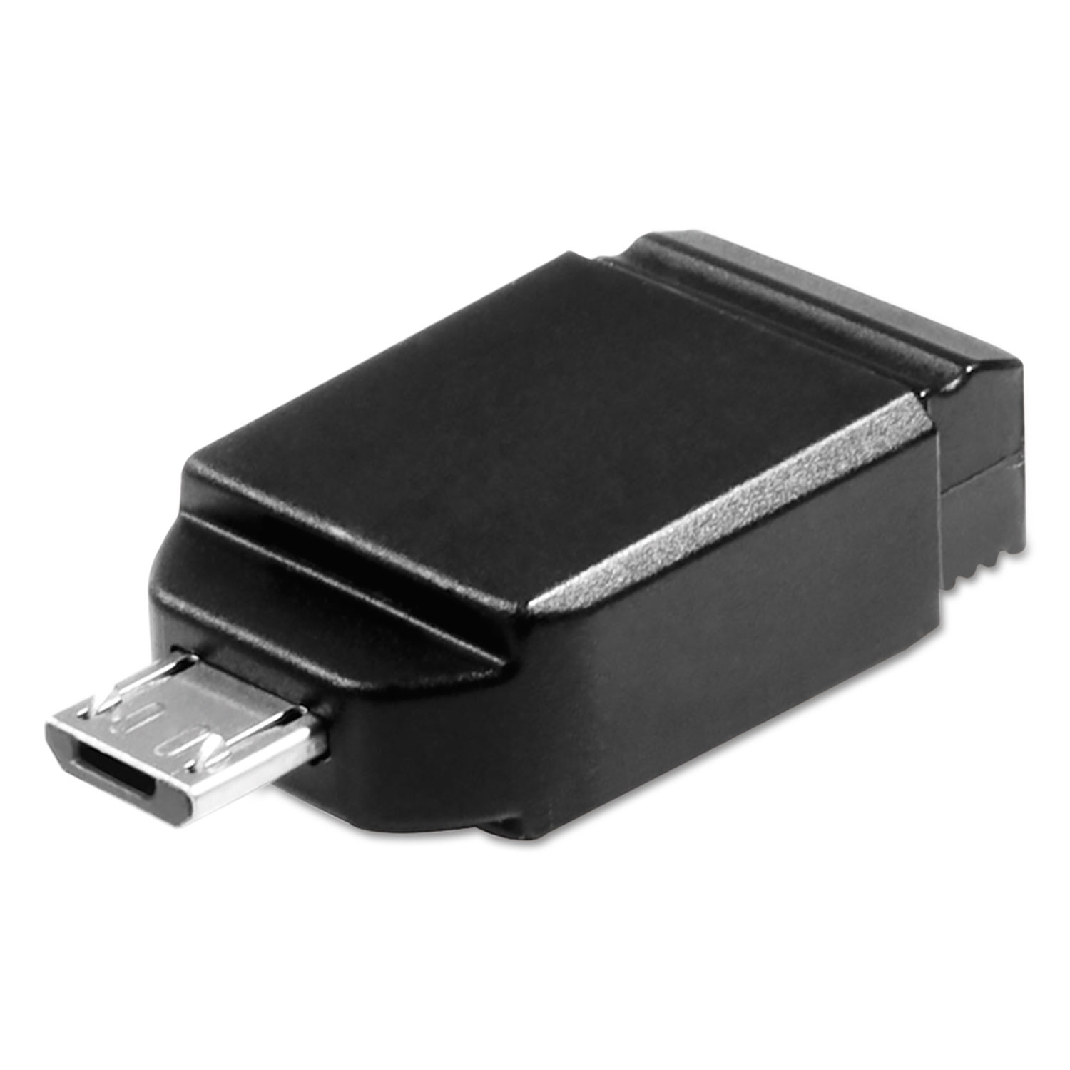 Store n Stay Nano USB Flash Drive with USB OTG Micro Adapter, 16GB, Black