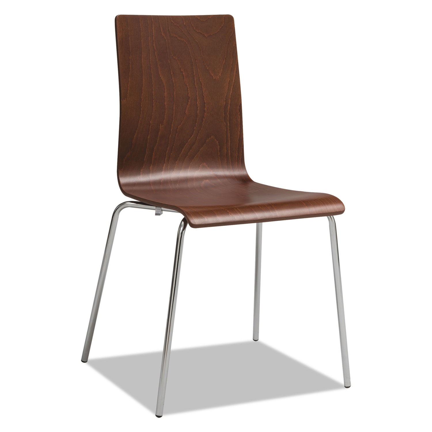 Bosk Stack Chair, Cherry, 2/Carton