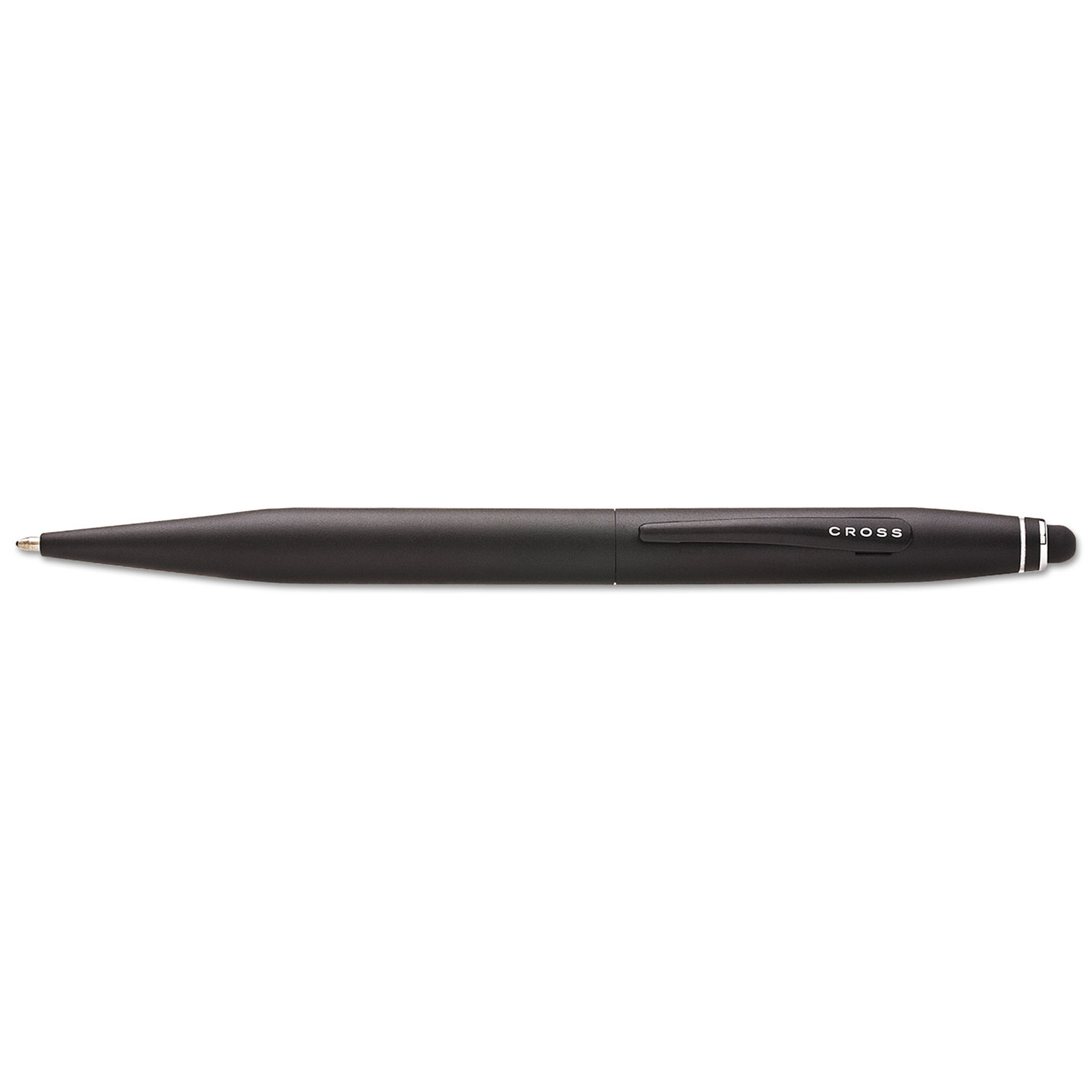  Cross AT0652-1 Tech 2 Retractable Ballpoint Pen/Stylus Gift Box, 0.7mm, Black Ink/Barrel (CROAT06521) 