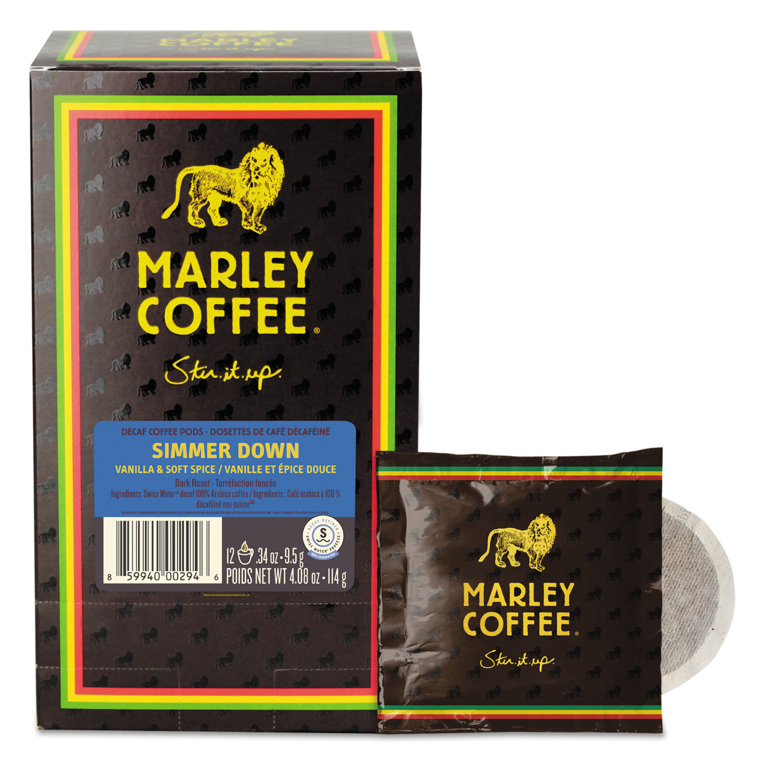 Coffee Pods, Jamaica Blue Mountain, 0.34 oz, 12/Box