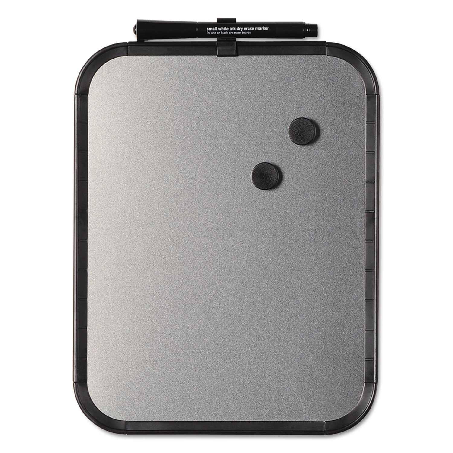  MasterVision CLK020408 Magnetic Dry Erase Board, 11 x 14, Black Plastic Frame (BVCCLK020402) 