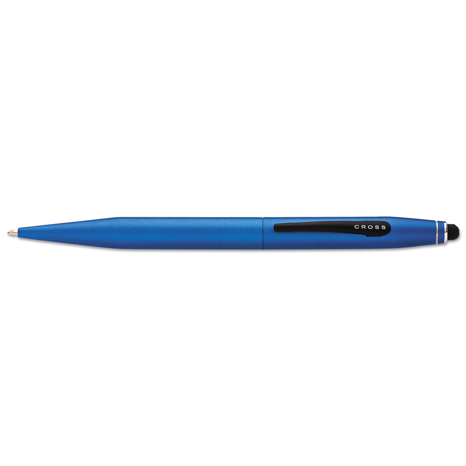  Cross AT0652-6 Tech 2 Retractable Ballpoint Pen/Stylus Gift Box, 0.7mm, Black Ink, Blue Barrel (CROAT06526) 