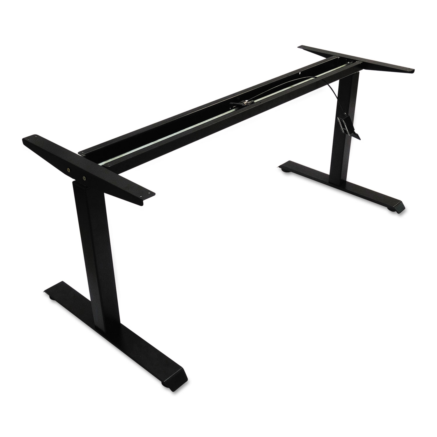 AdaptivErgo Pneumatic Height-Adjustable Table Base, 26 1/4 to 39 5/8, Black