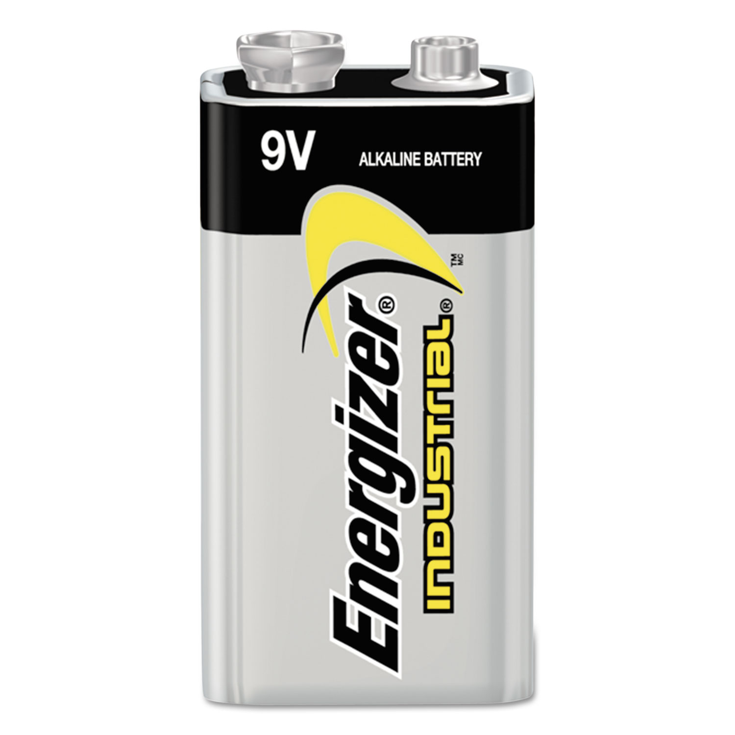 Industrial Alkaline Batteries, 9V, 12/Box
