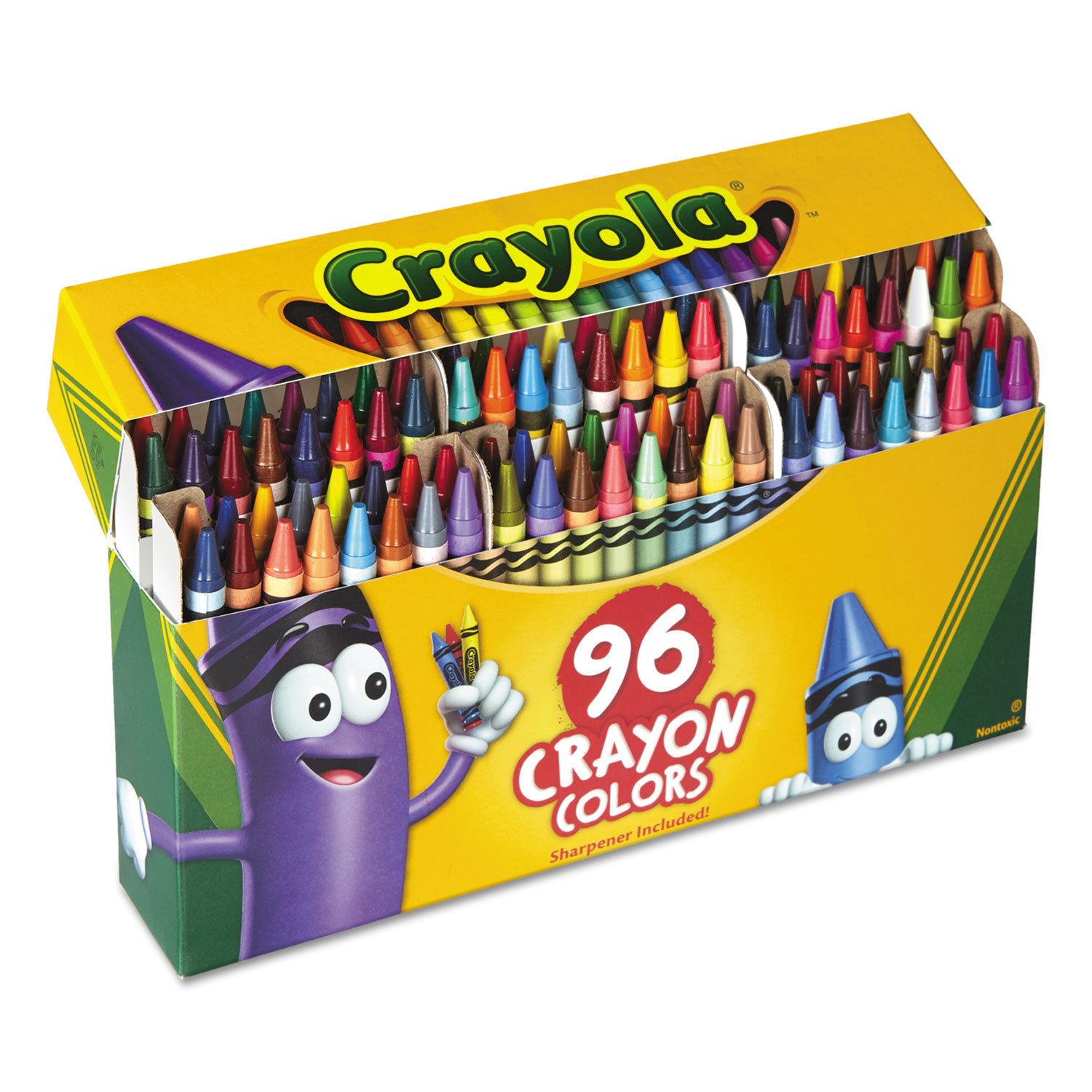 Classic Color Crayons, Peggable Retail Pack, 16 Colors/Pack - BOSS