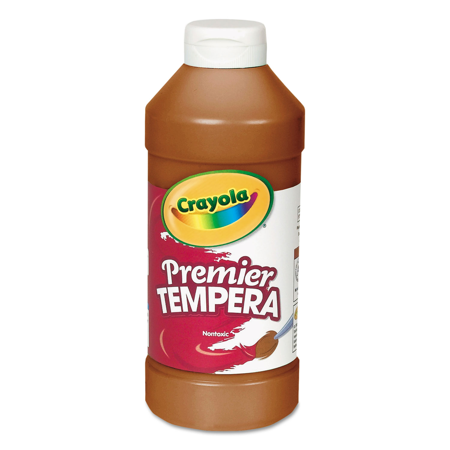 Crayola® Premier Tempera Paint, Brown, 16 oz