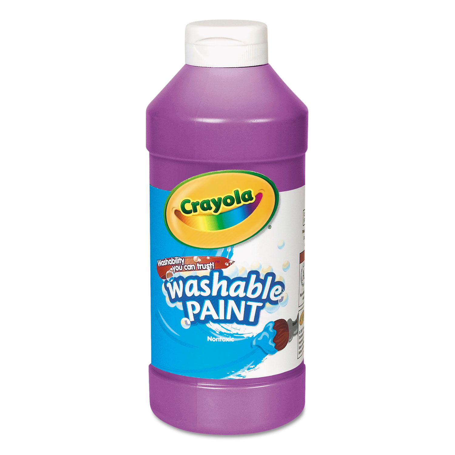  Crayola 54-2016-040 Washable Paint, Violet, 16 oz (CYO542016040) 