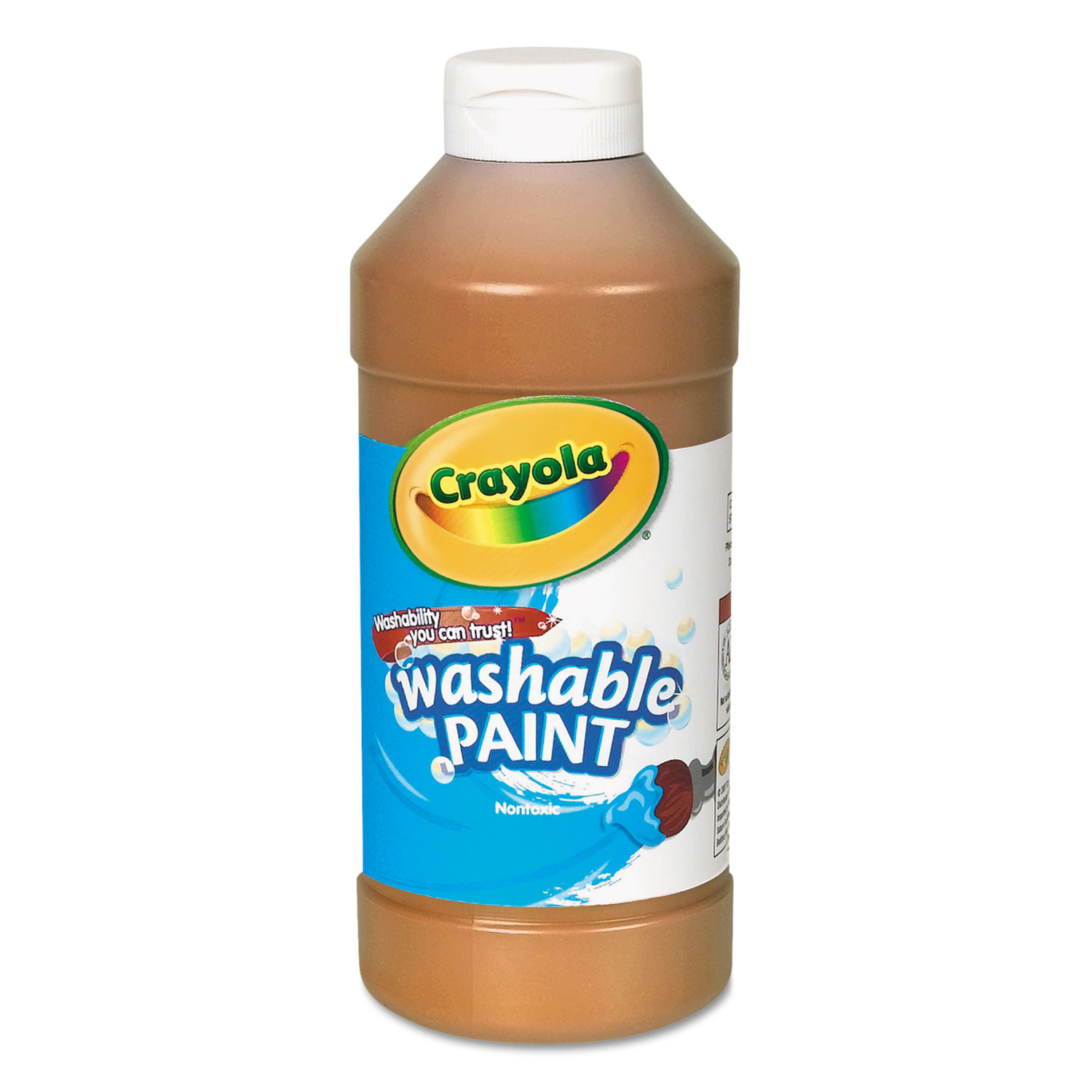 Crayola® Washable Paint, Brown, 16 oz