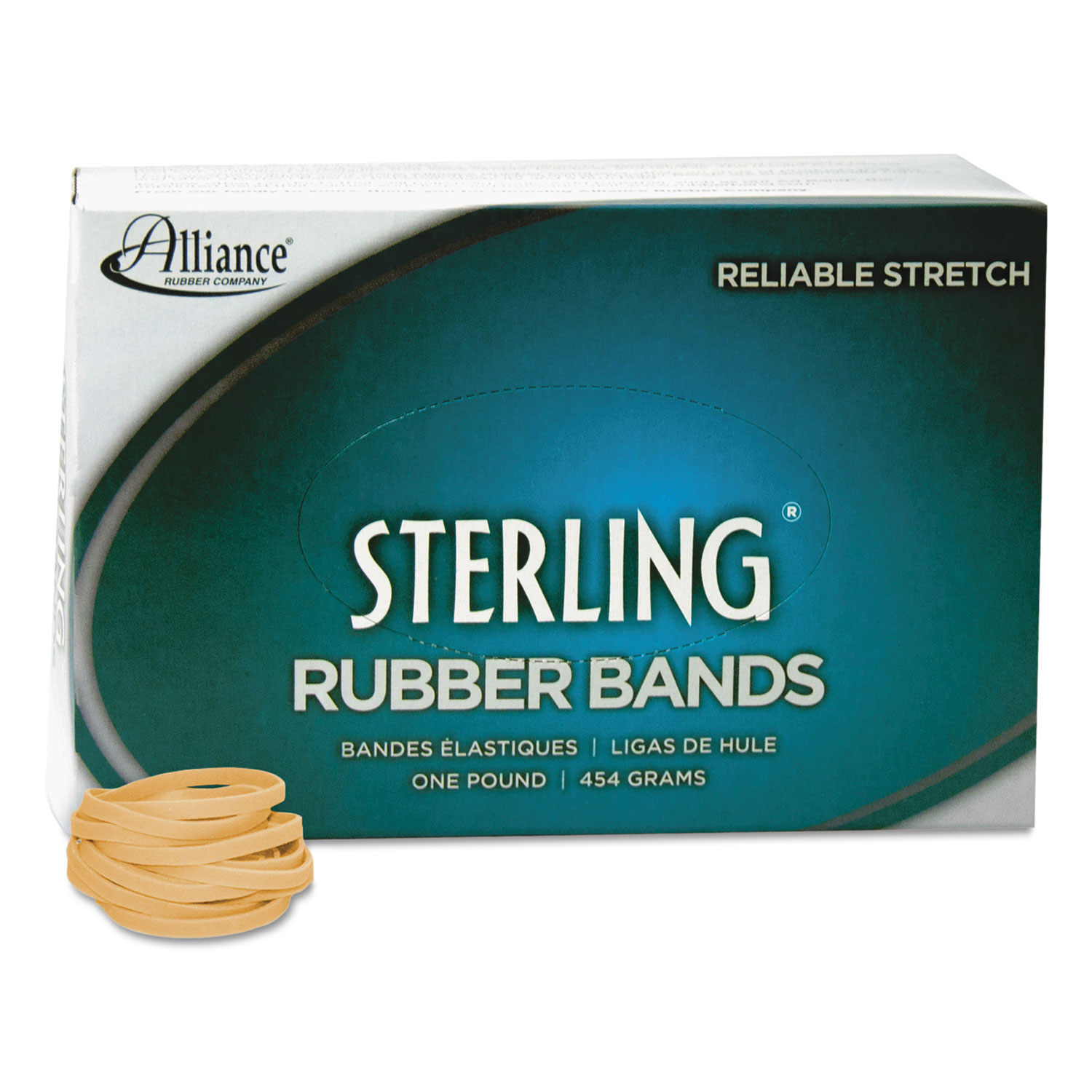 Sterling Rubber Bands Rubber Bands, 30, 2 x 1/8, 1500 Bands/1lb Box
