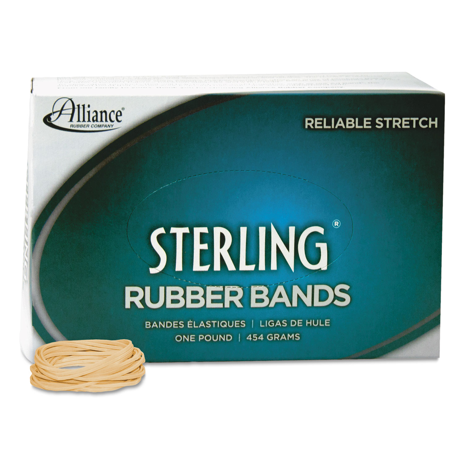 Sterling Rubber Bands Rubber Bands, 14, 2 x 1/16, 3100 Bands/1lb Box