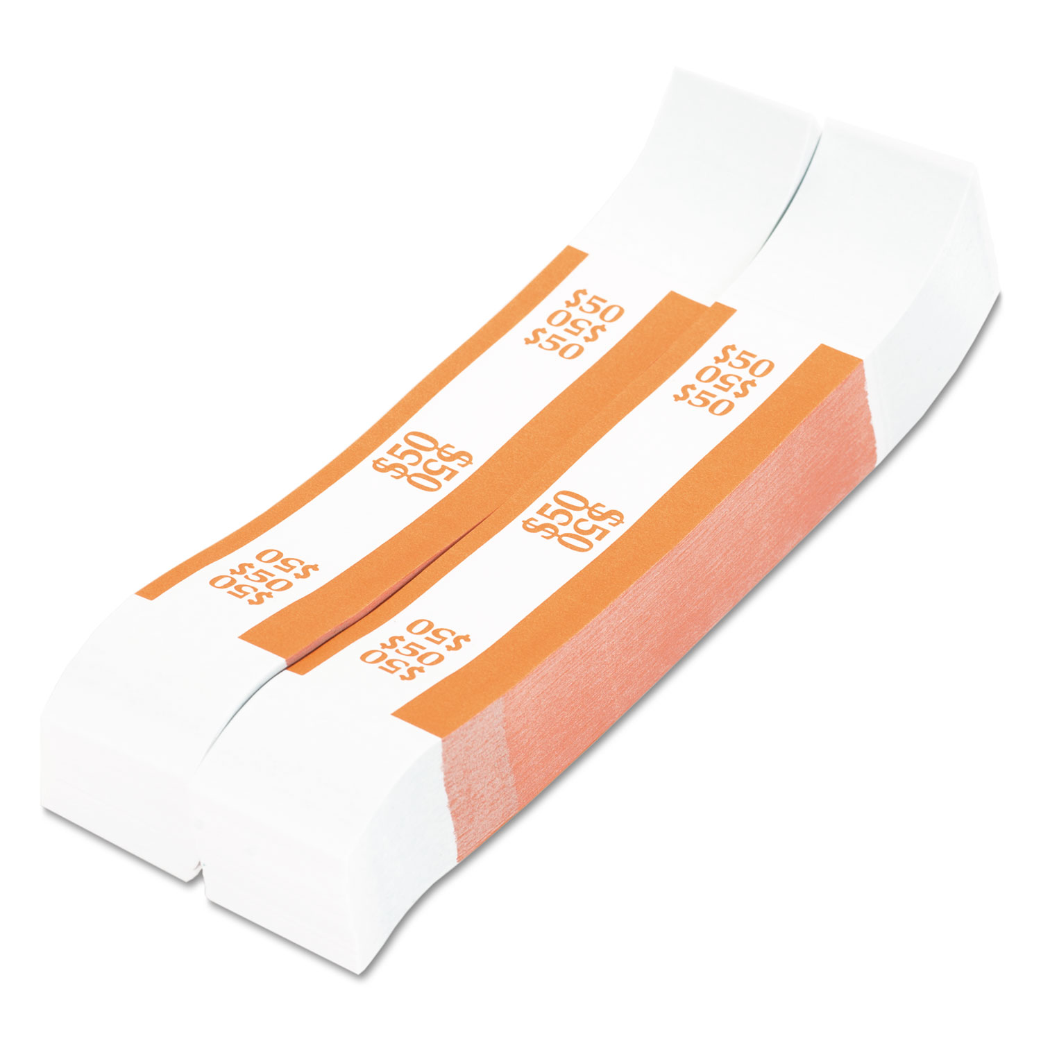 1000 Count RMCS-0050 Orange Royal Sovereign $50 Currency Straps 