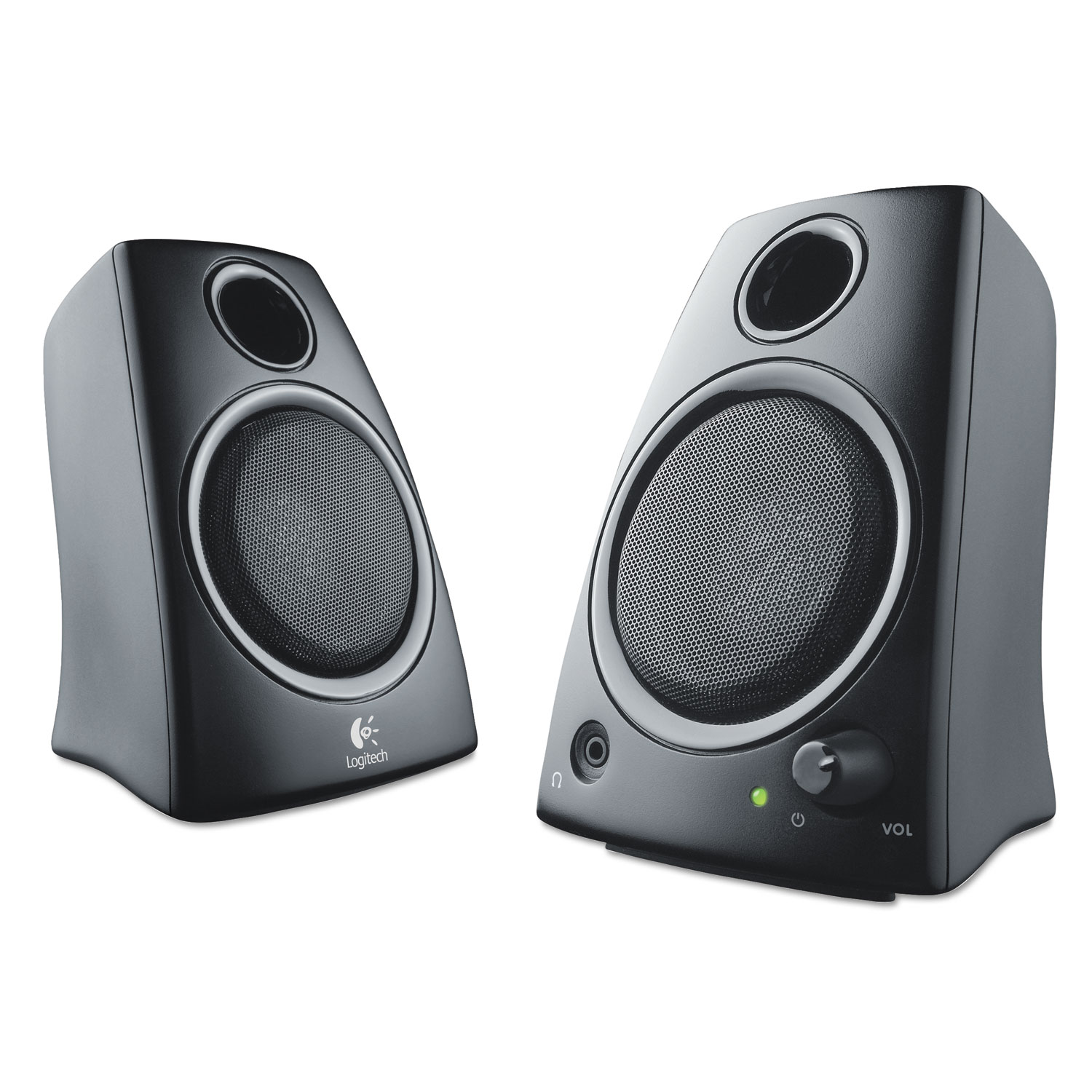  Logitech 980-000417 Z130 Compact 2.0 Stereo Speakers, 3.5mm Jack, Black (LOG980000417) 