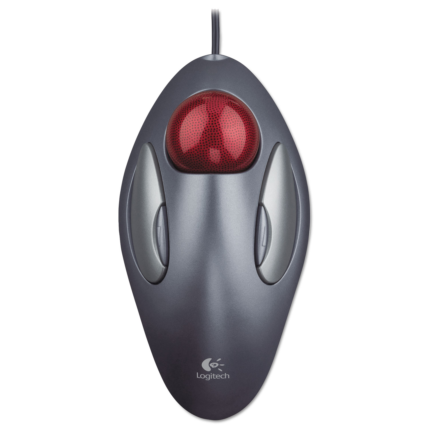 Trackman Marble Mouse, Four-Button, Programmable, Dark Gray