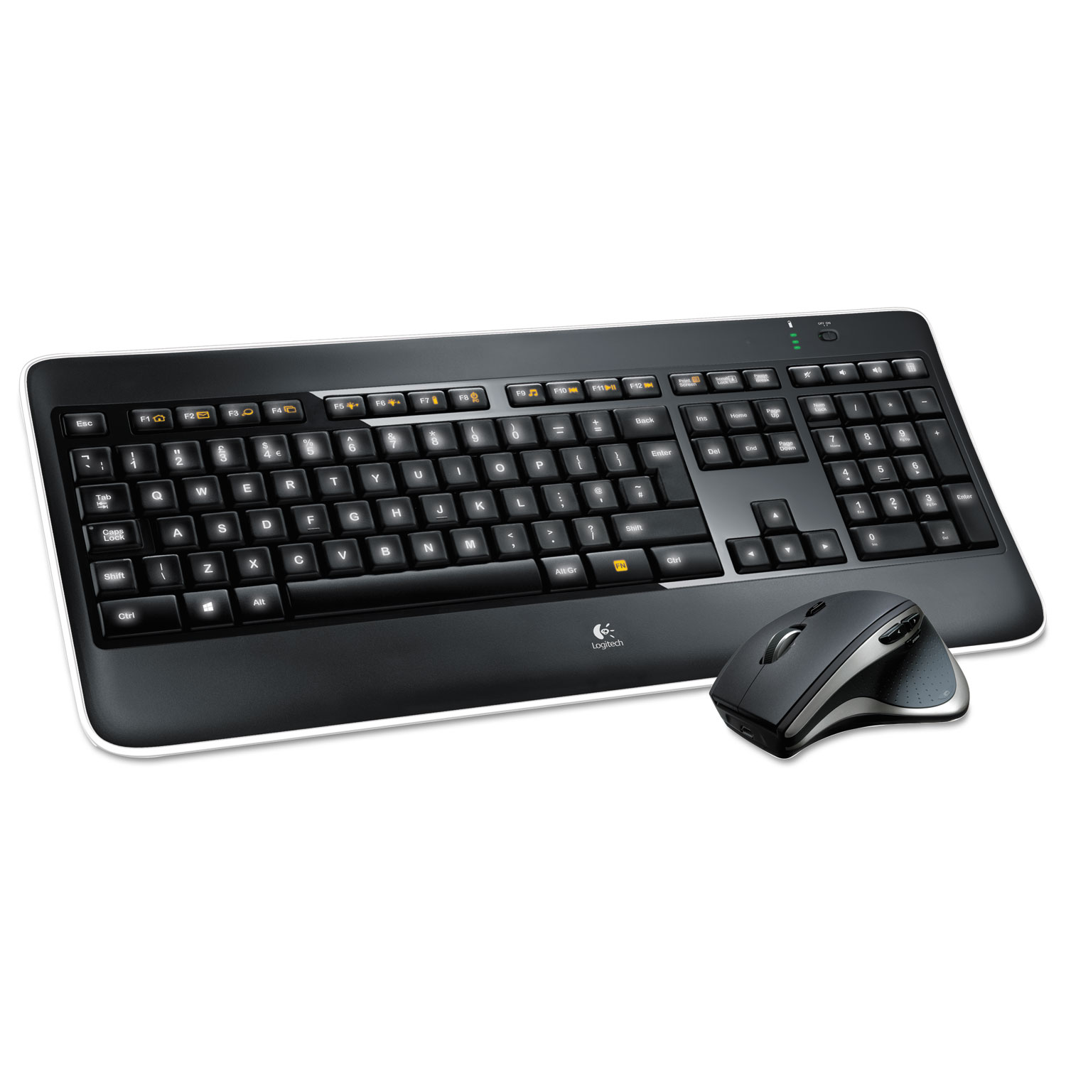 MX800 Wireless Performance Combo, Keyboard/Mouse, USB, Black