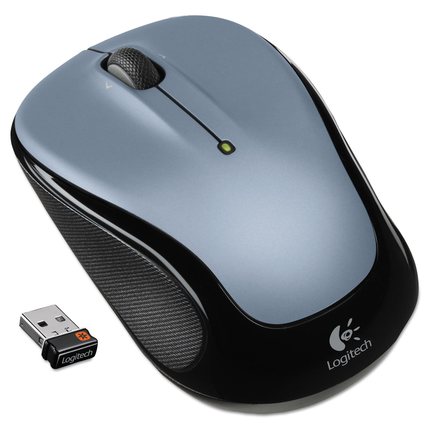  Logitech 910-002332 M325 Wireless Mouse, 2.4 GHz Frequency/30 ft Wireless Range, Left/Right Hand Use, Silver (LOG910002332) 