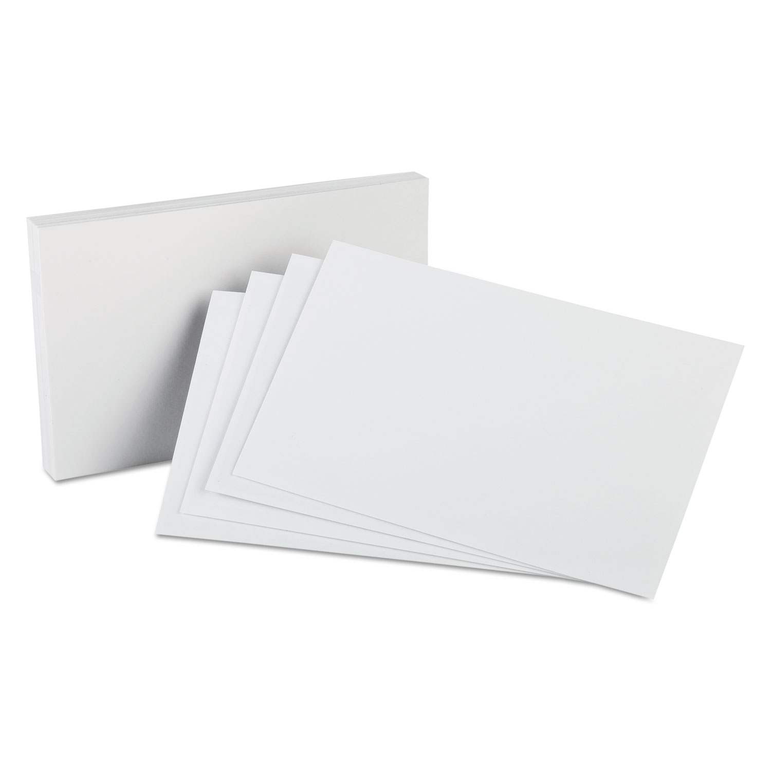  Oxford 50EE Unruled Index Cards, 5 x 8, White, 100/Pack (OXF50) 