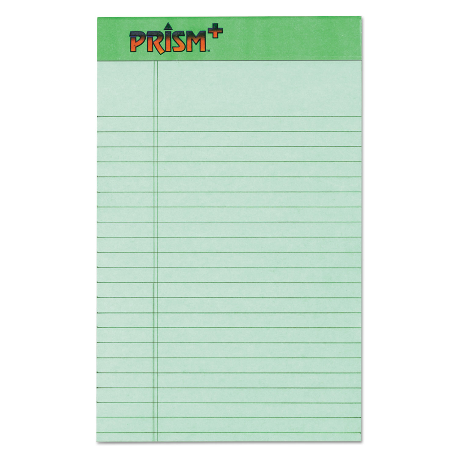 Prism Plus Colored Legal Pads, 5 x 8, Green, 50 Sheets, Dozen