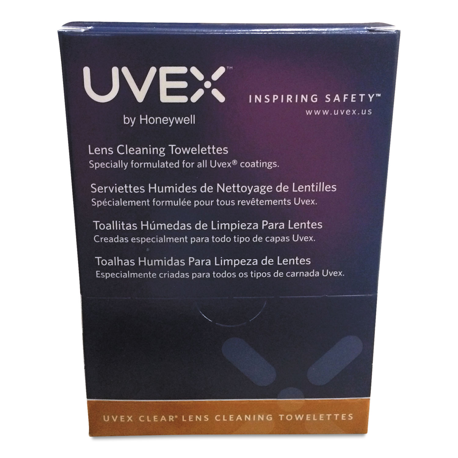Lens Cleaning Moistened Towelettes, 100/Box