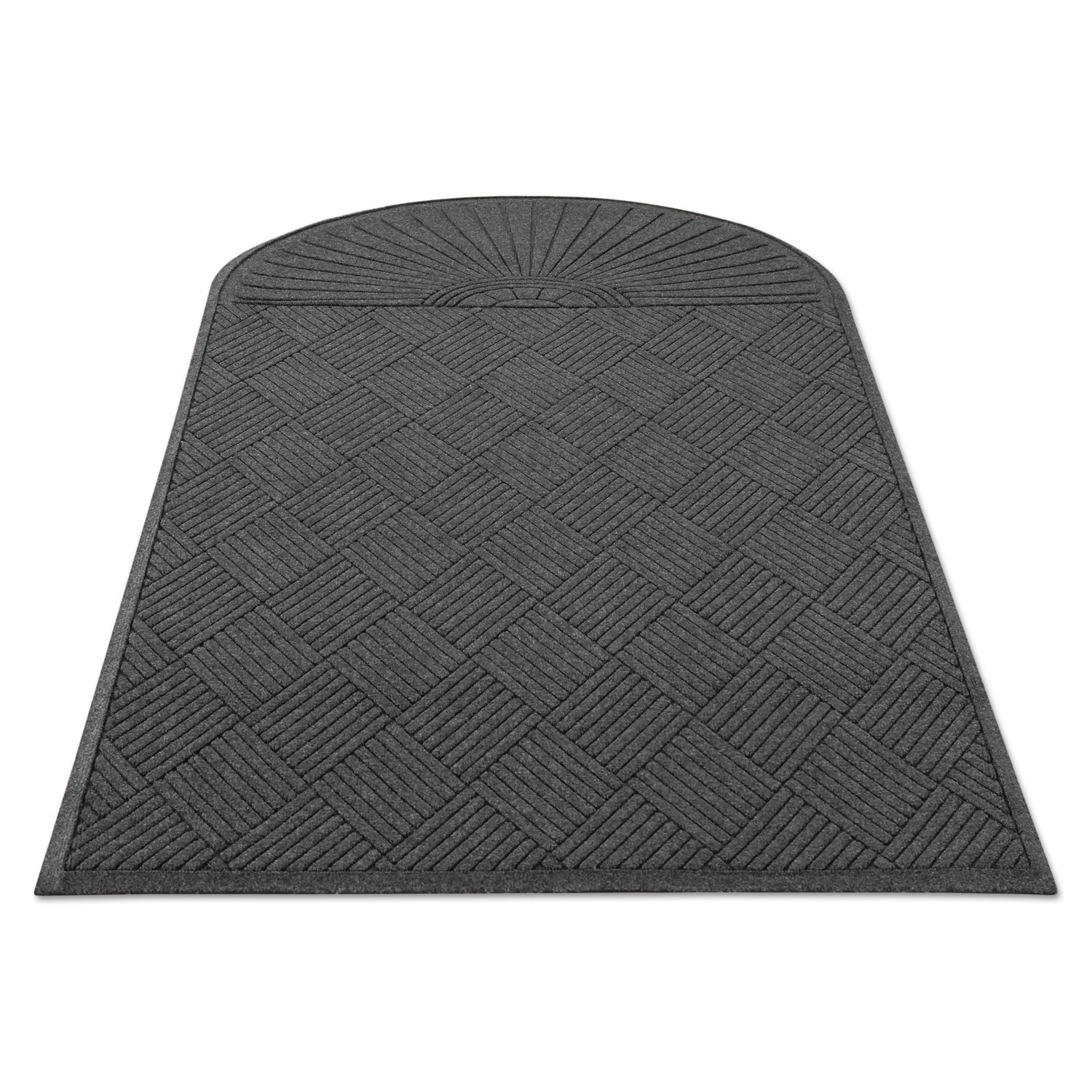  Guardian EGDSF040804 EcoGuard Diamond Floor Mat, Single Fan, 48 x 96, Charcoal (MLLEGDSF040804) 