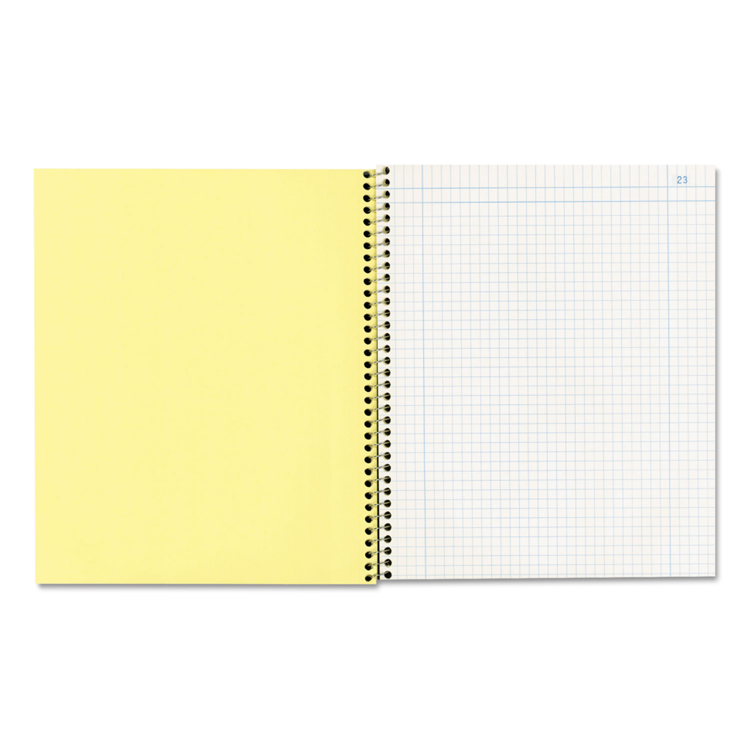 Duplicate Lab Notebook, Quadrille Rule, 11 x 9, White/Yellow, 100 Sheets