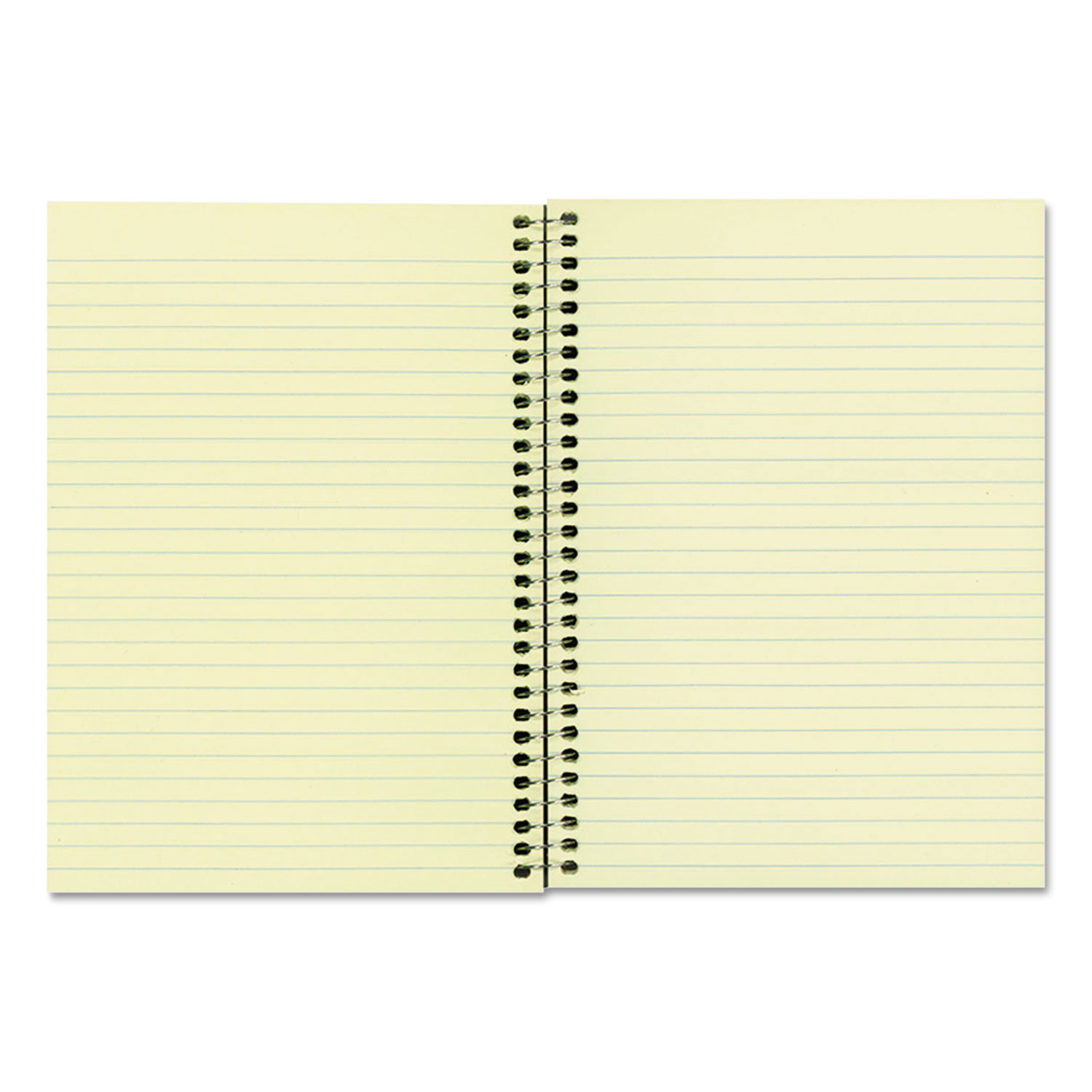 Subject Wirebound Notebook, Narrow Rule, 7 3/4 x 5, Green, 80 Sheets