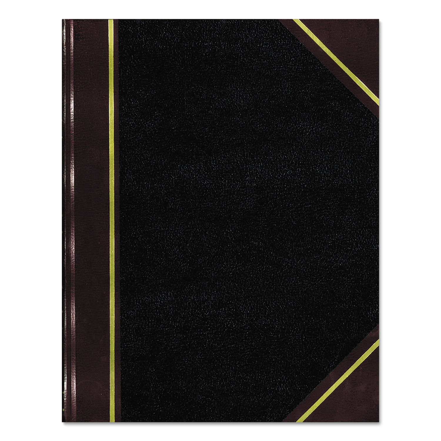 National 56231 Texthide Record Book, Black/Burgundy, 300 Green Pages, 10 3/8 x 8 3/8 (RED56231) 