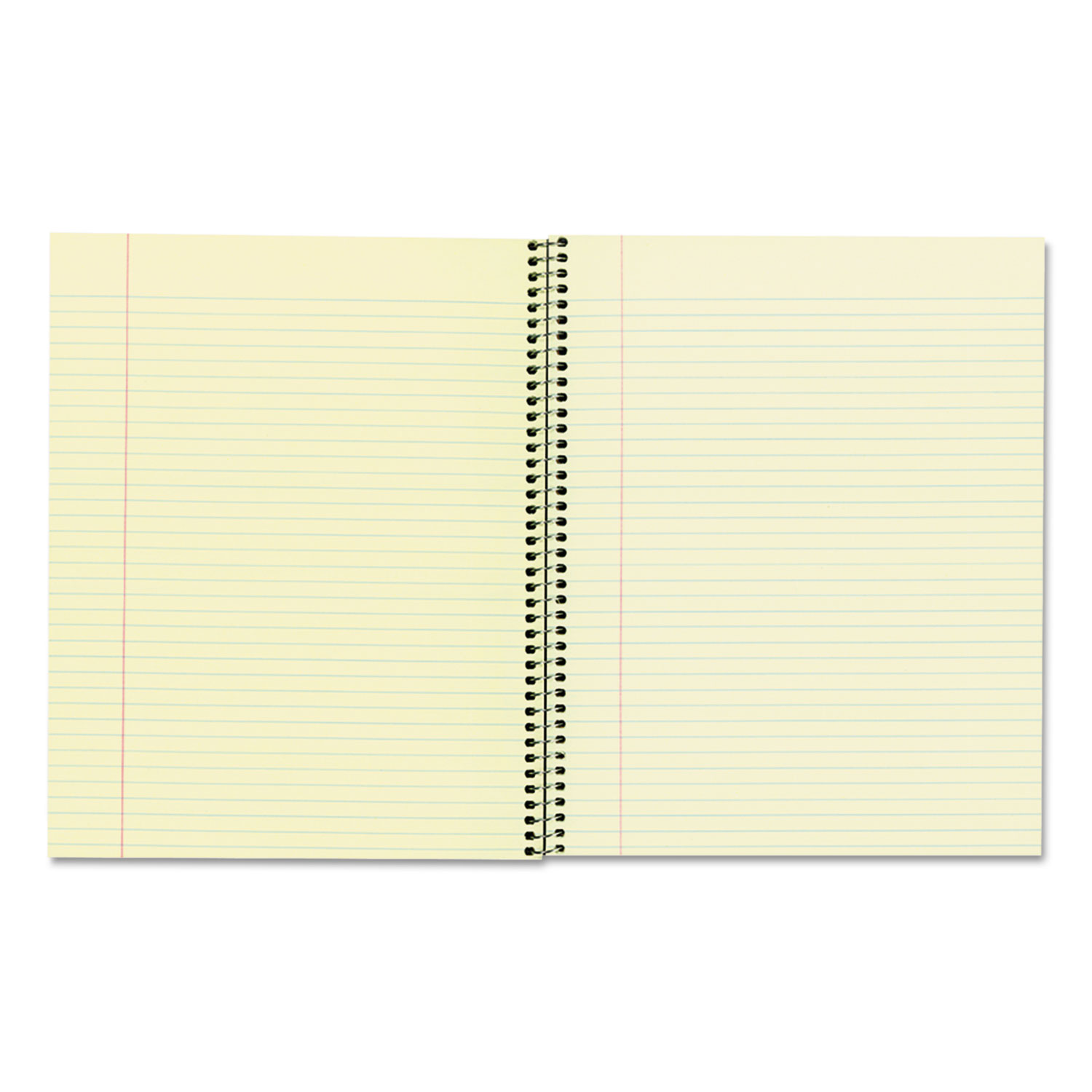 Subject Wirebound Notebook, Narrow/Margin Rule, 10 x 8, Green, 80 Sheets