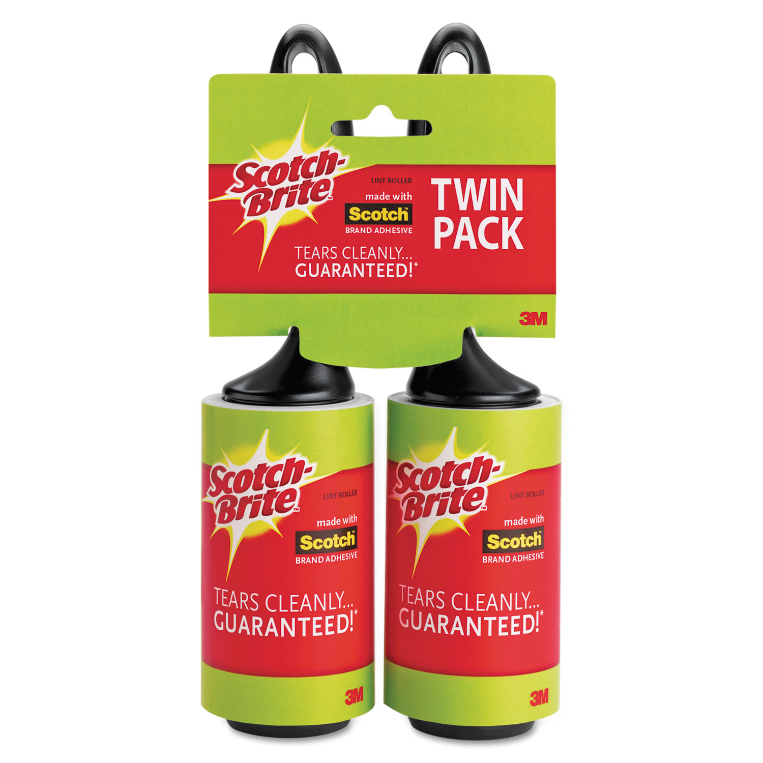  Scotch-Brite 836RS-56TPP Lint Roller, 2/Pack (MMM836RS56TPP) 