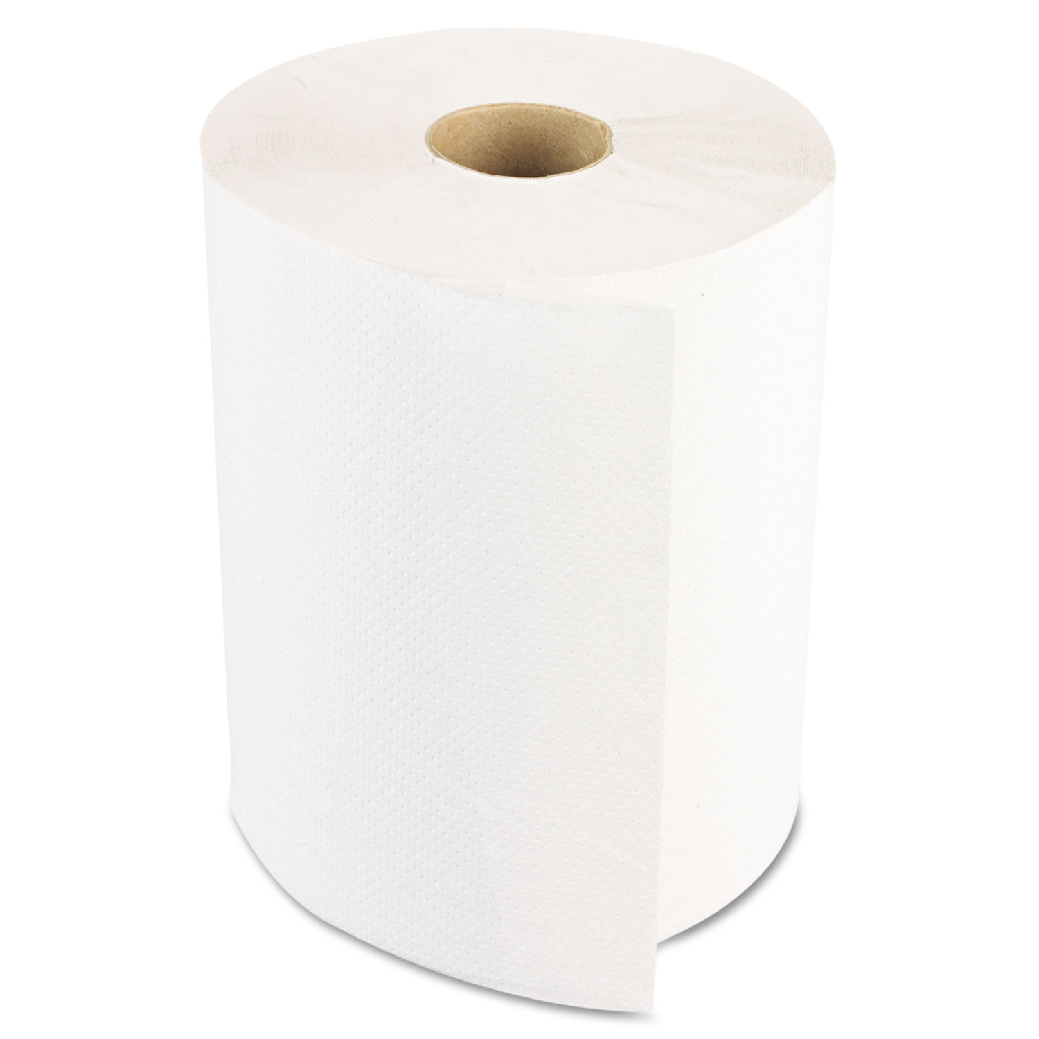 Boardwalk BWK6250 Hardwound Paper Towels, Nonperforated 1-Ply White, 350 ft, 12 Rolls/Carton (BWK6250) 