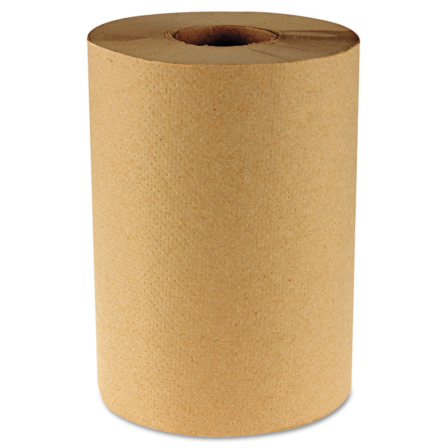Hardwound Paper Towels, 8 x 350ft, 1-Ply Natural, 12 Rolls/Carton