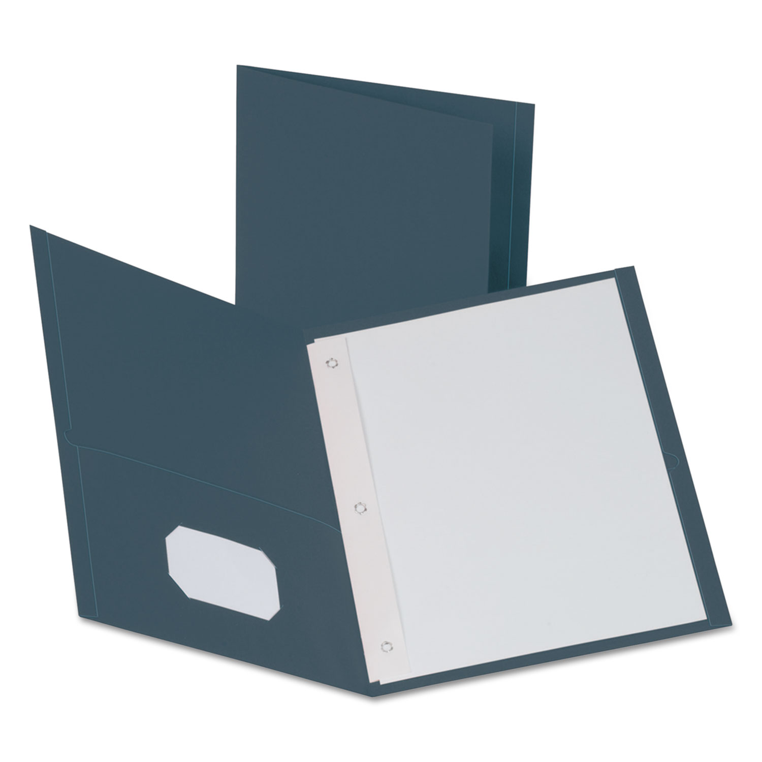 Twin-Pocket Folders with 3 Fasteners, 0.5