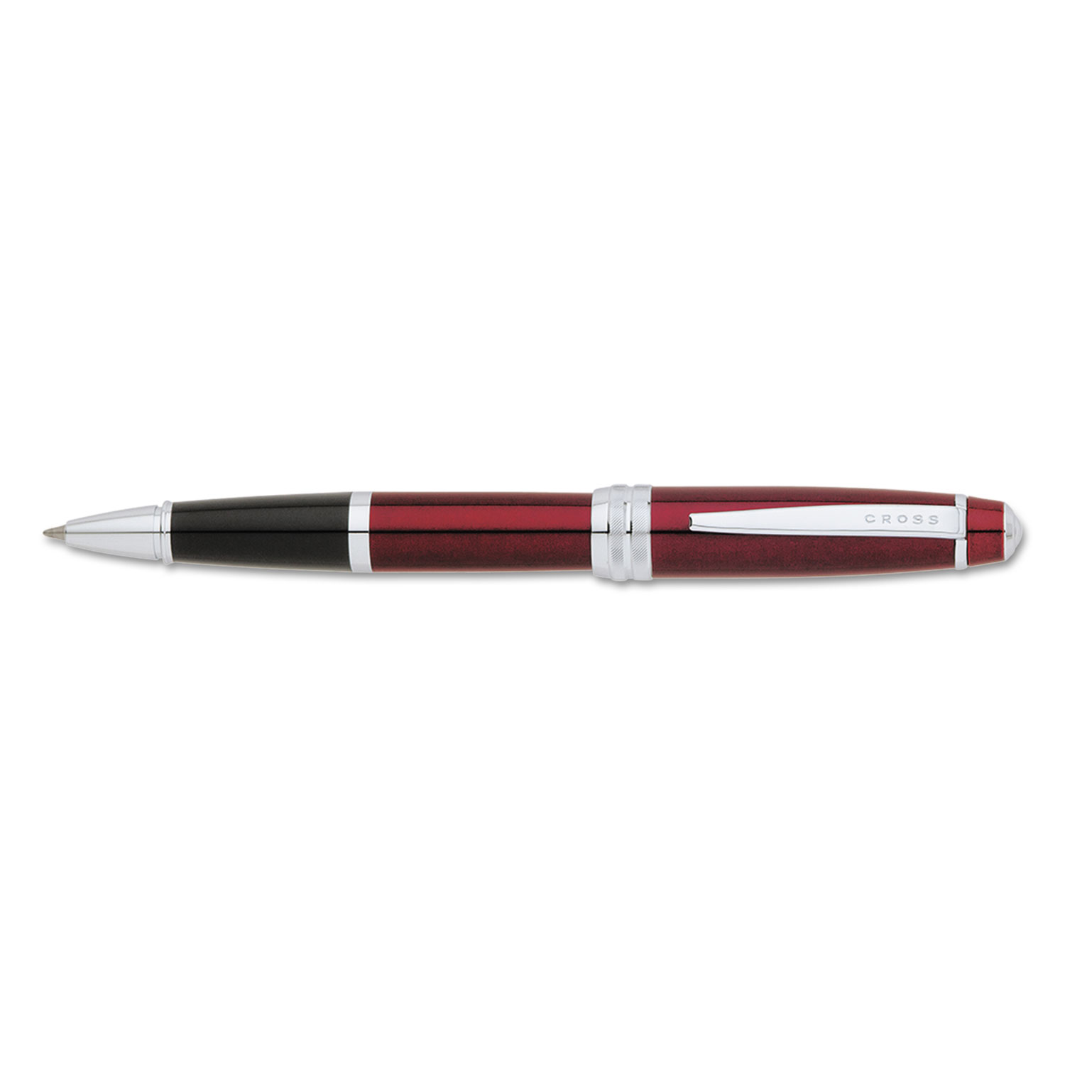  Cross AT0455-8 Bailey Stick Roller Ball Pen, Medium 0.5mm, Black Ink, Red Barrel (CRO04558) 