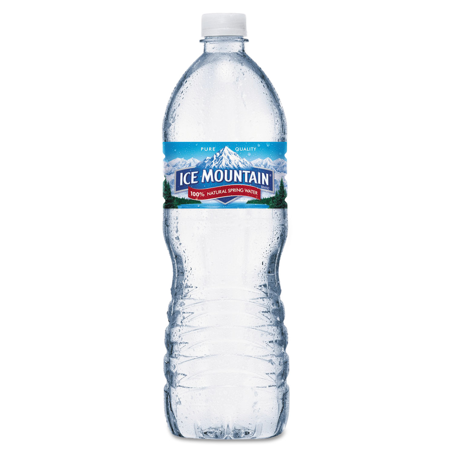 Natural Spring Water, 1 Liter Bottle, 15 Bottles/Carton