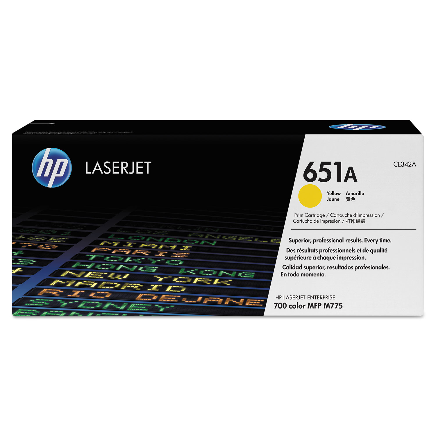  HP CE342AG HP 651A, (CE342A-G) Yellow Original LaserJet Toner Cartridge for US Government (HEWCE342AG) 