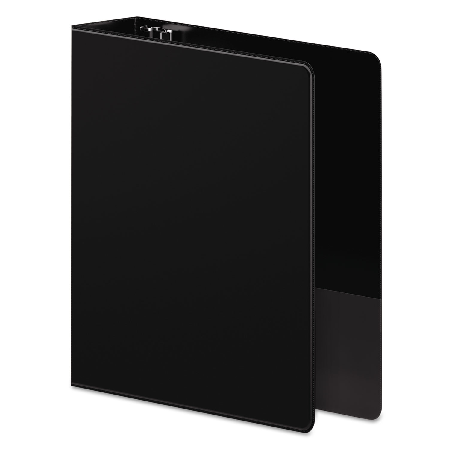 Heavy-Duty D-Ring Binder w/Extra-Durable Hinge, 2 Cap, Black