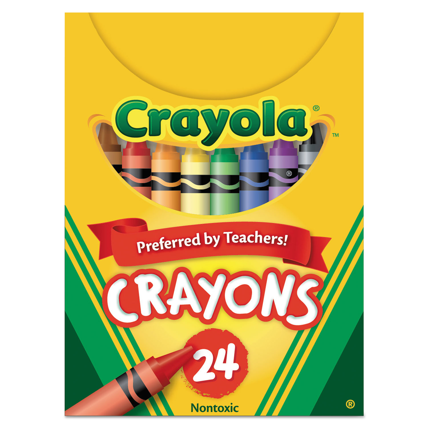  Crayola 52-0024 Classic Color Crayons, Tuck Box, 24 Colors (CYO520024) 
